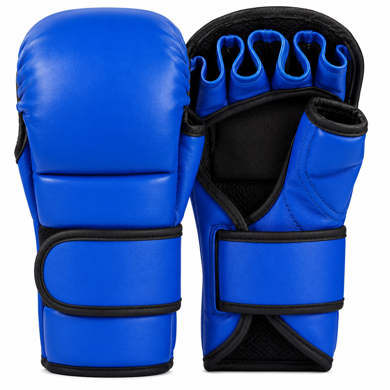 Sparring Gloves – PU Leather – Training & Sparring – Blue  OEM Sports Equipment Manufacturer